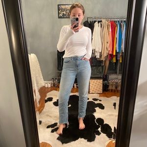 Light Wash High Waisted Jeans